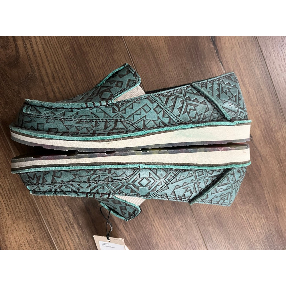 Ariat NWT women's embossed Azteca cruisers casual shoes size 8 - Picture 4 of 9